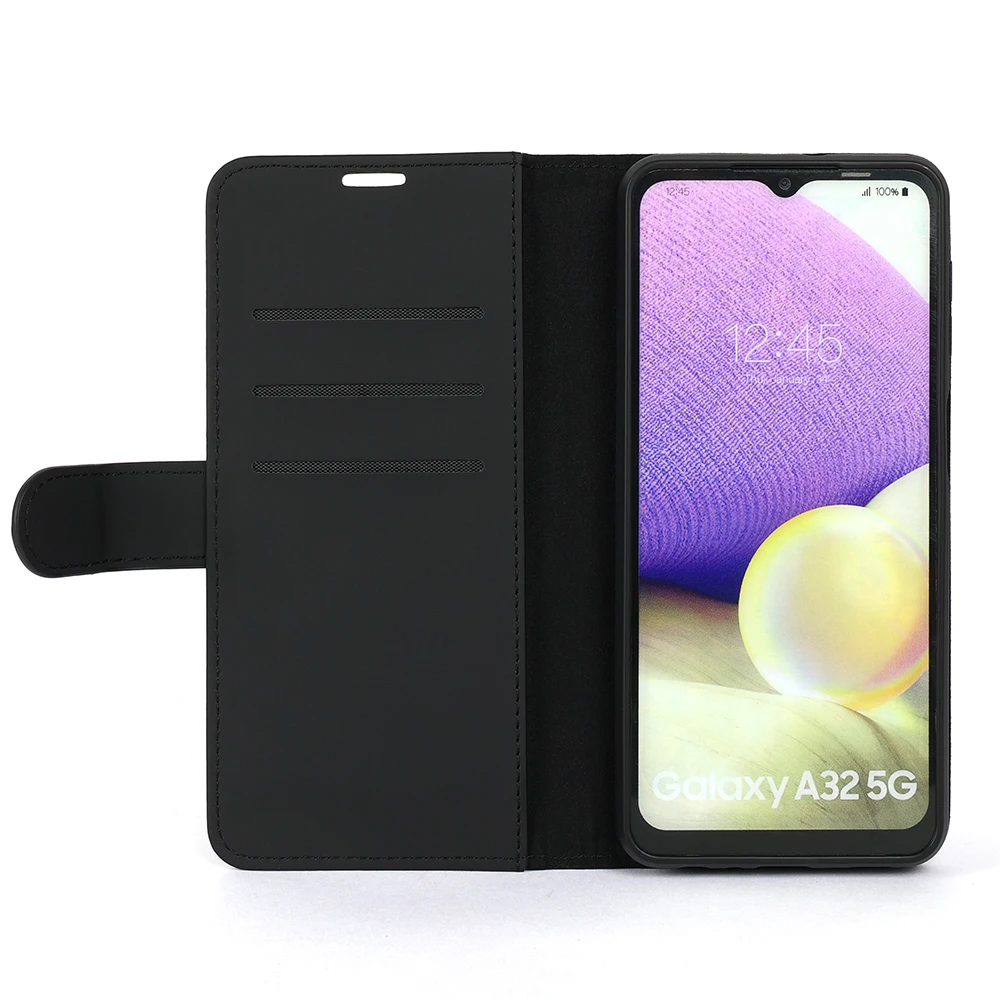 

Customized TOP quality funda a32 5g wallet case with RFID blocking for Samsung Galaxy A32 wallet case