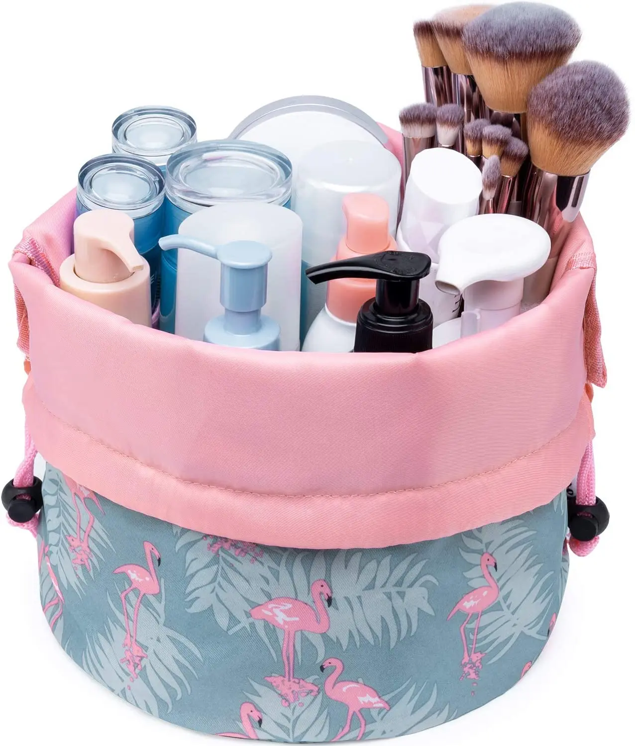 

RTS Bathroom Waterproof Storage Carry Cases Travel Drawstring Cosmetic Bag Toiletry Organizer, Customized colour