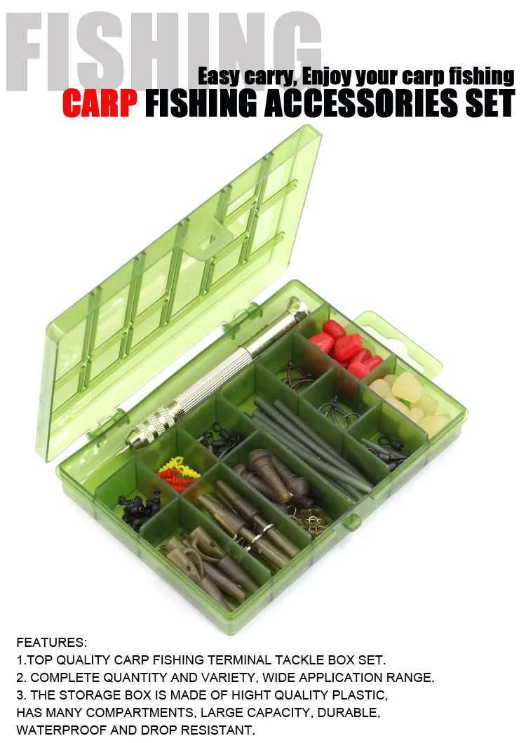 Carp Fishing Equipment Sets With Tackle Box Fishing Accessory Sets Carp