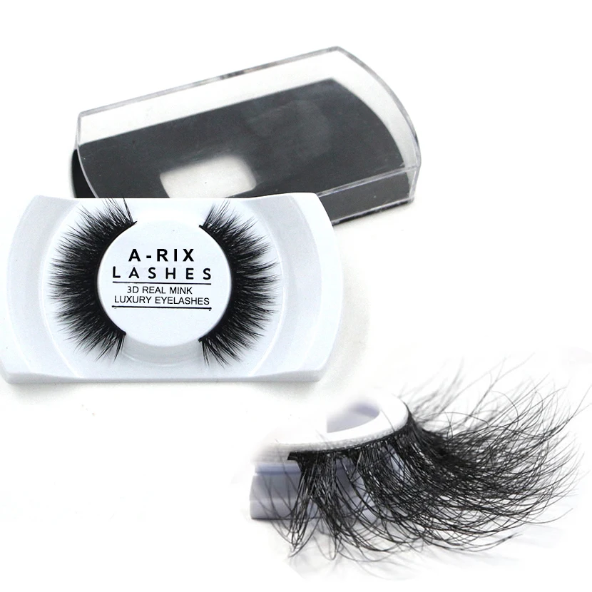 

Cruelty Free 100% 3D Real Mink Eyelashes Private Label Mink 3D Eyelashes