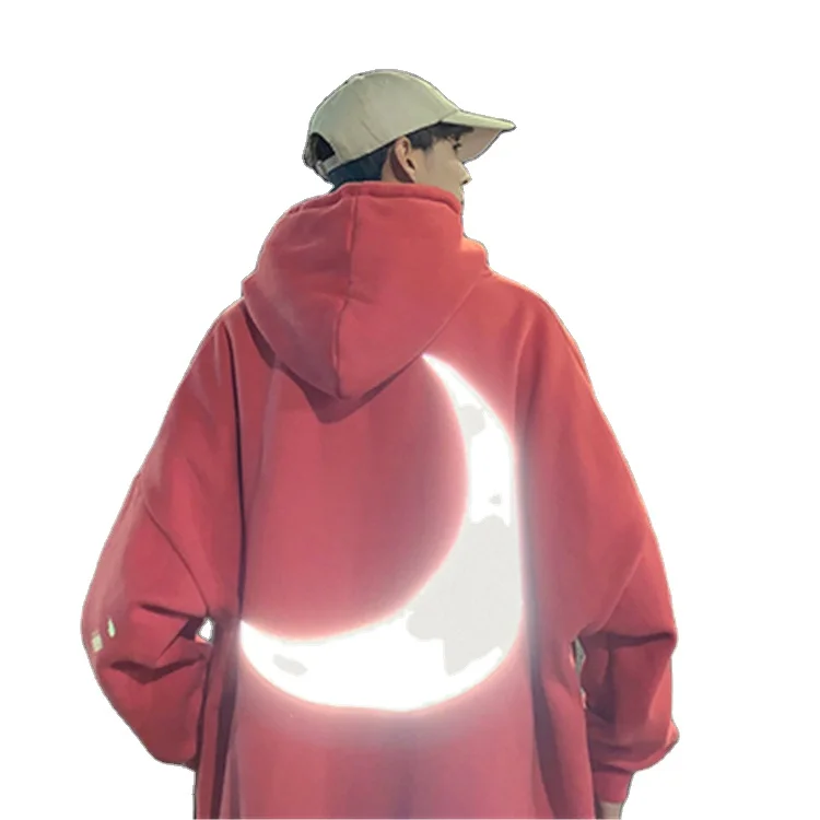 

Gesenda 2021 reflective men's hoodies streetwear oversize hoodie mens essentials hoodie