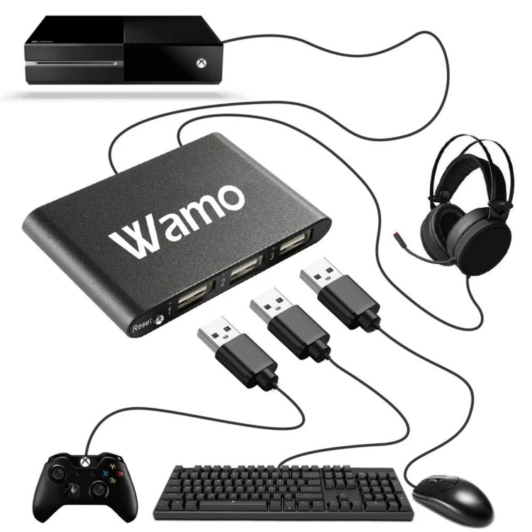 
Factory sell Keyboard & Mouse Adapter For PS4/ PS3/X box one/ switch game accessories controller Converter 