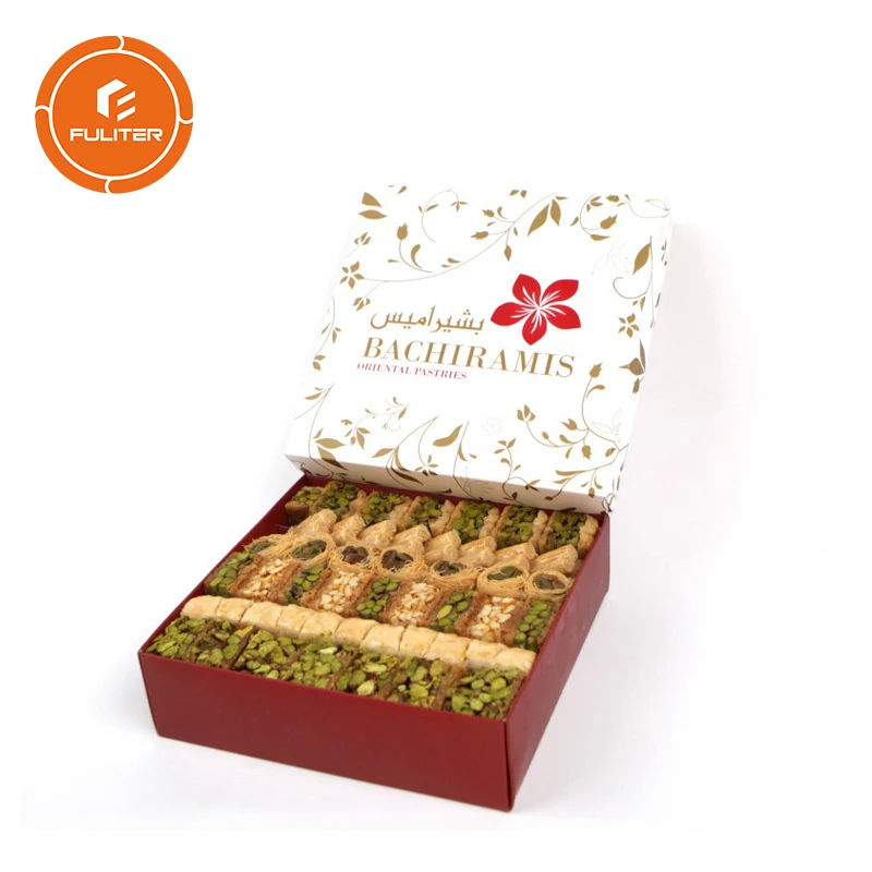 

Custom Baklava Pastry Packaging Paper Gift Packaging Boxes