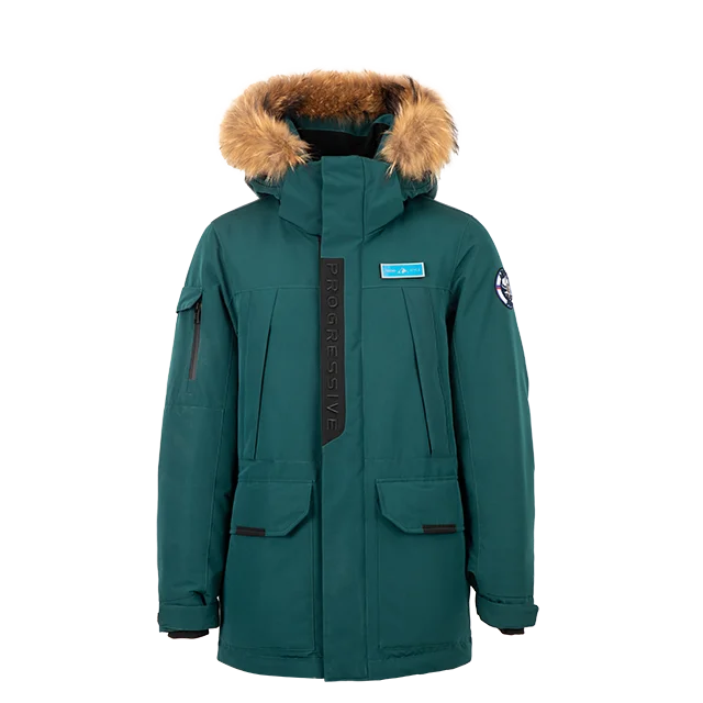

High Quality Winter Padded Oversize Men's Winter Warm Puffer Down Jacket hooded men puffer jackets, Dark green