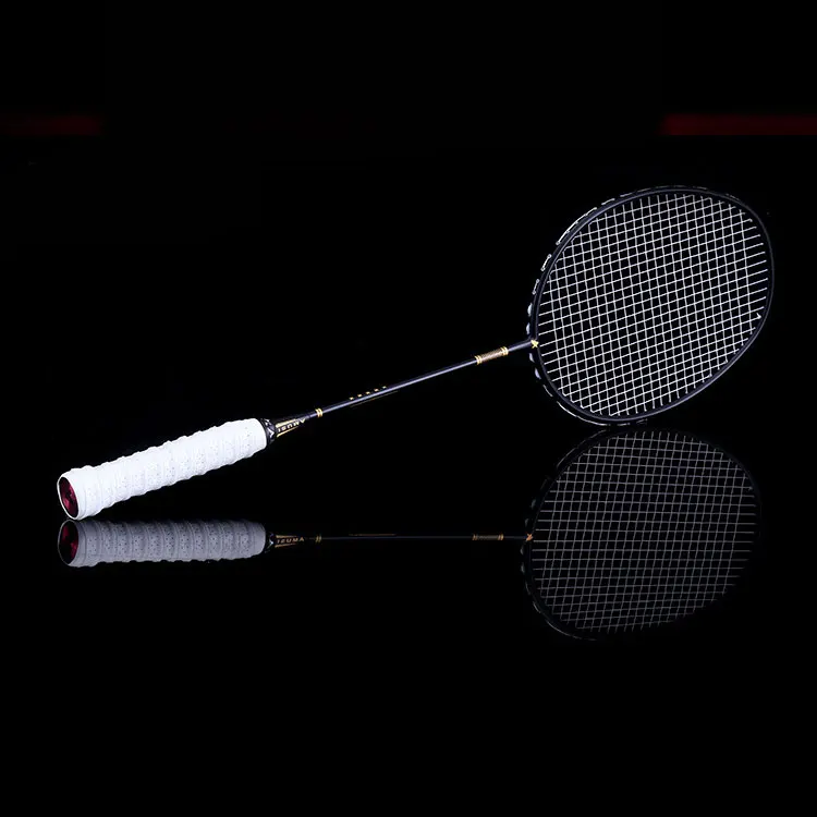 
hot sales professional full carbon badminton racket 4u 