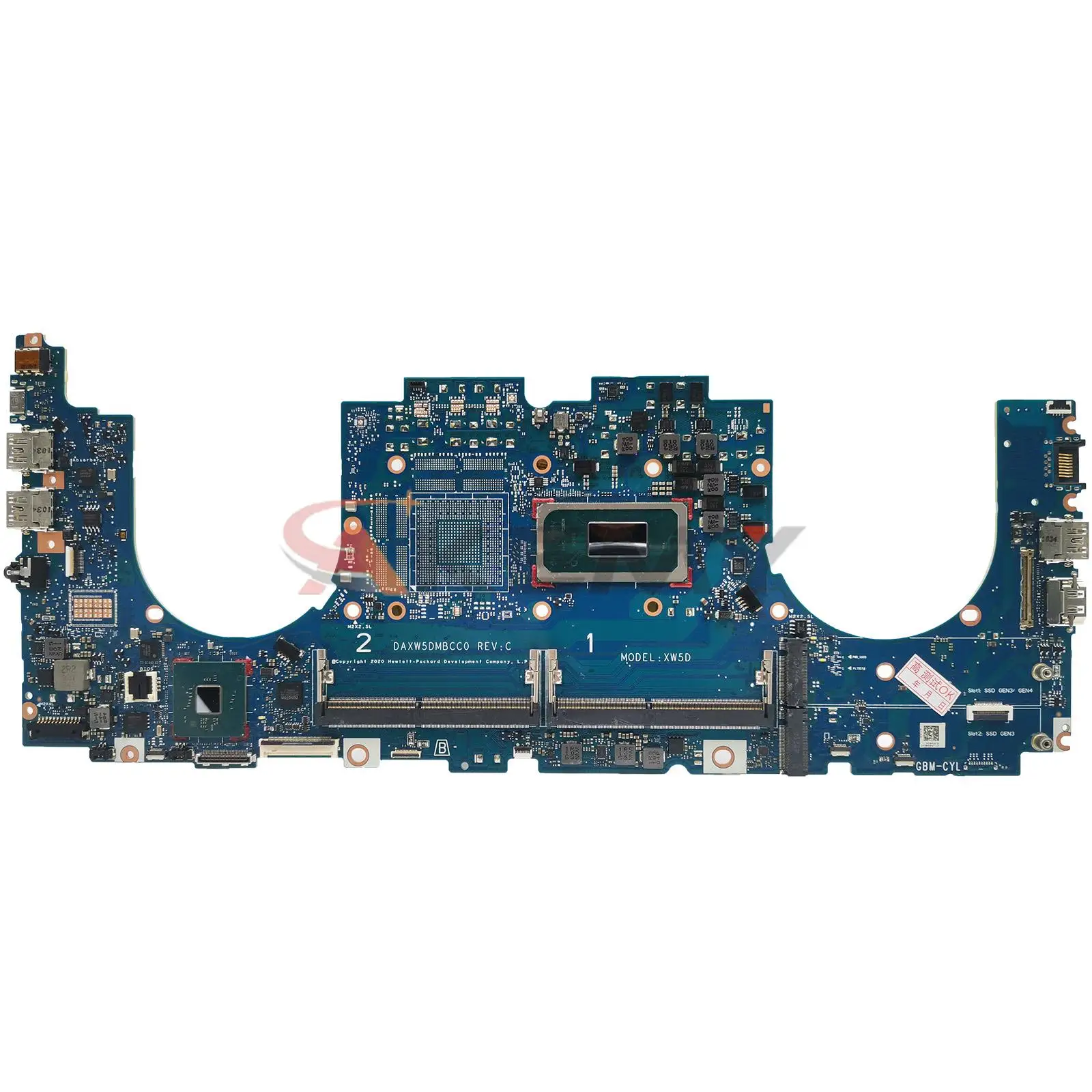 

For HP ZBook Power G8 17 G8 15 G8 Laptop Motherboard DAXW5DMBCE0 with i5 i7 11th Gen CPU M74380-601 Mainboard DDR4