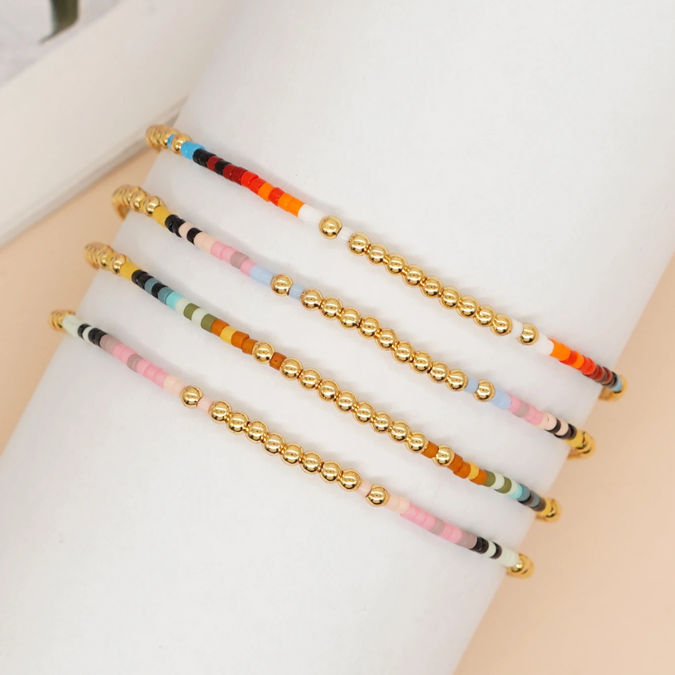 

Go2boho Colorful Jewelry Bracelets Miyuki Beads Bracelet New In 2023 Fashion Summer Women Jewelry Lobster Clasp Gold Chain Gift