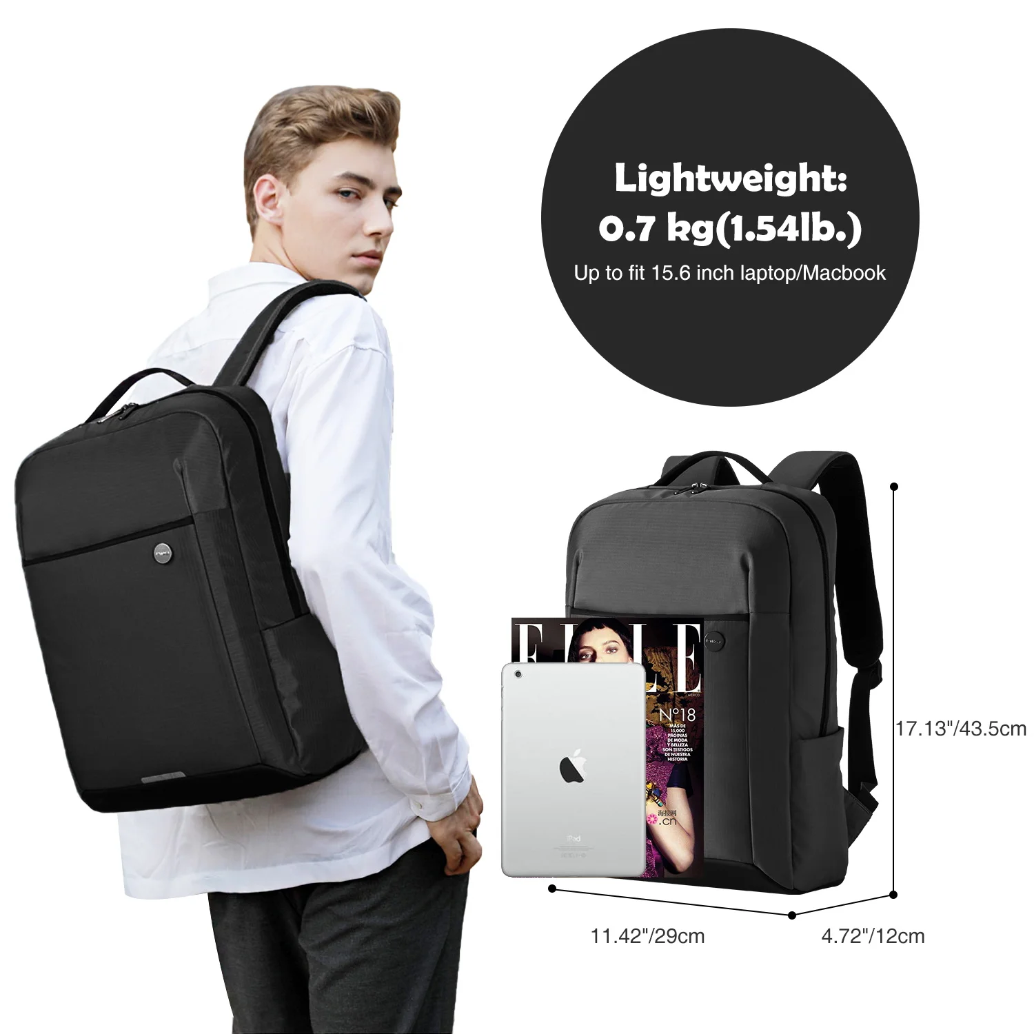 

MIXI OEM Casual Sports Back pack Waterproof Lightweight Fashion Bags for Men Travel Office Business Laptop Bags Backpack Mens