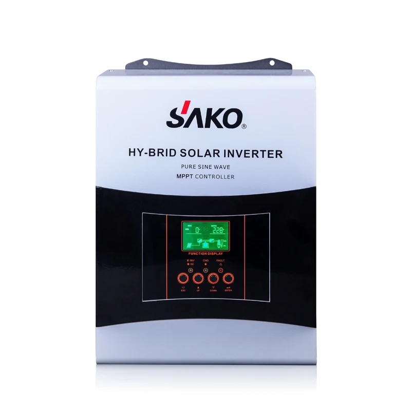 Sako 3kw Mppt Inverter 40a High Frequency Inverter 24v Hybrid Solar Power Inverter With Lithium 9265