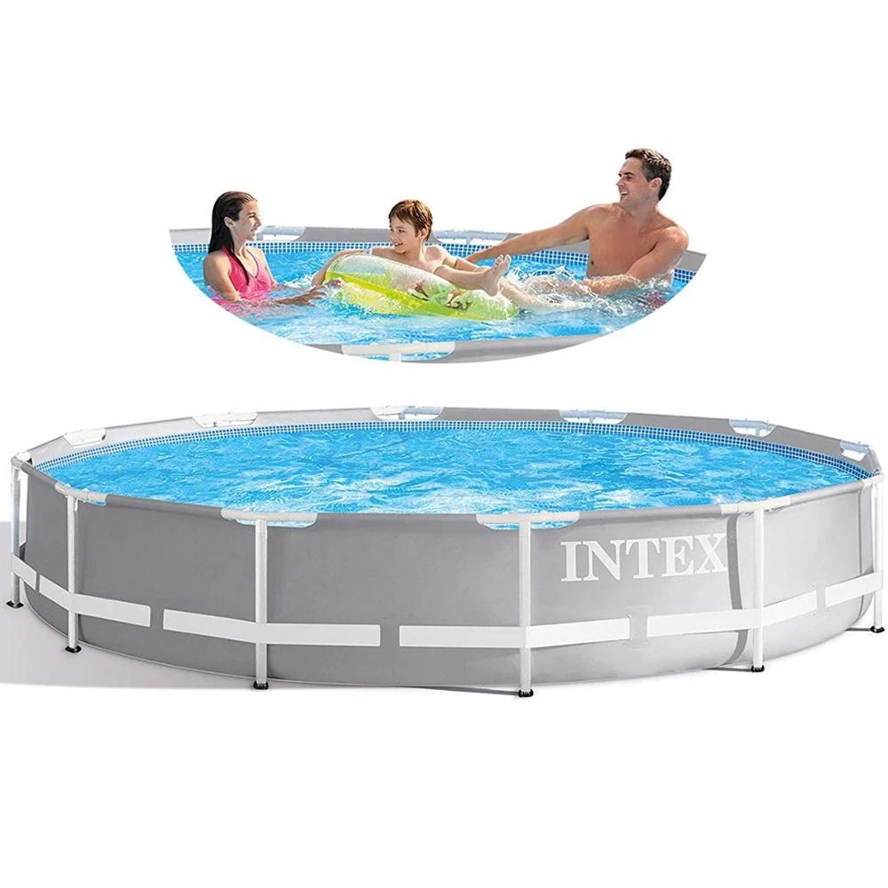 

INTEX 26702 Above Ground Steel Pool for Swimming Pool Garden Frame Pool, As photo or customized