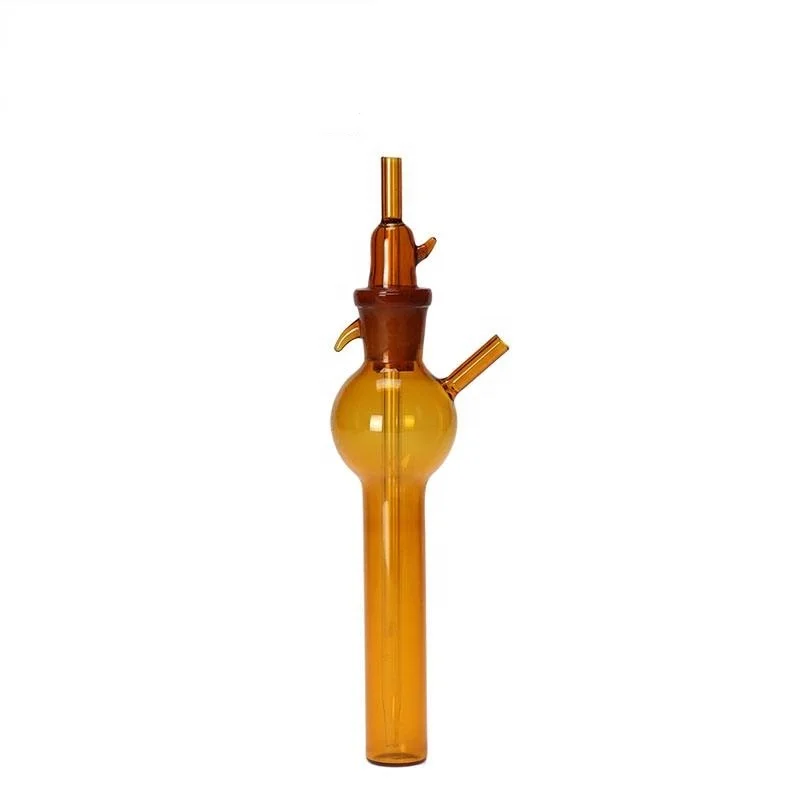 用于空气甲醛检测器的huke玻璃气泡吸收采样瓶收集管玻璃器皿化学