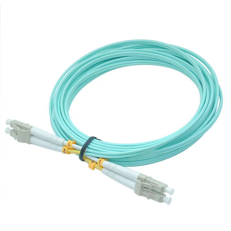 Factory price duplex LC to LC OM3 multi-mode 10Gb Patch Cord Fiber Optic Cable