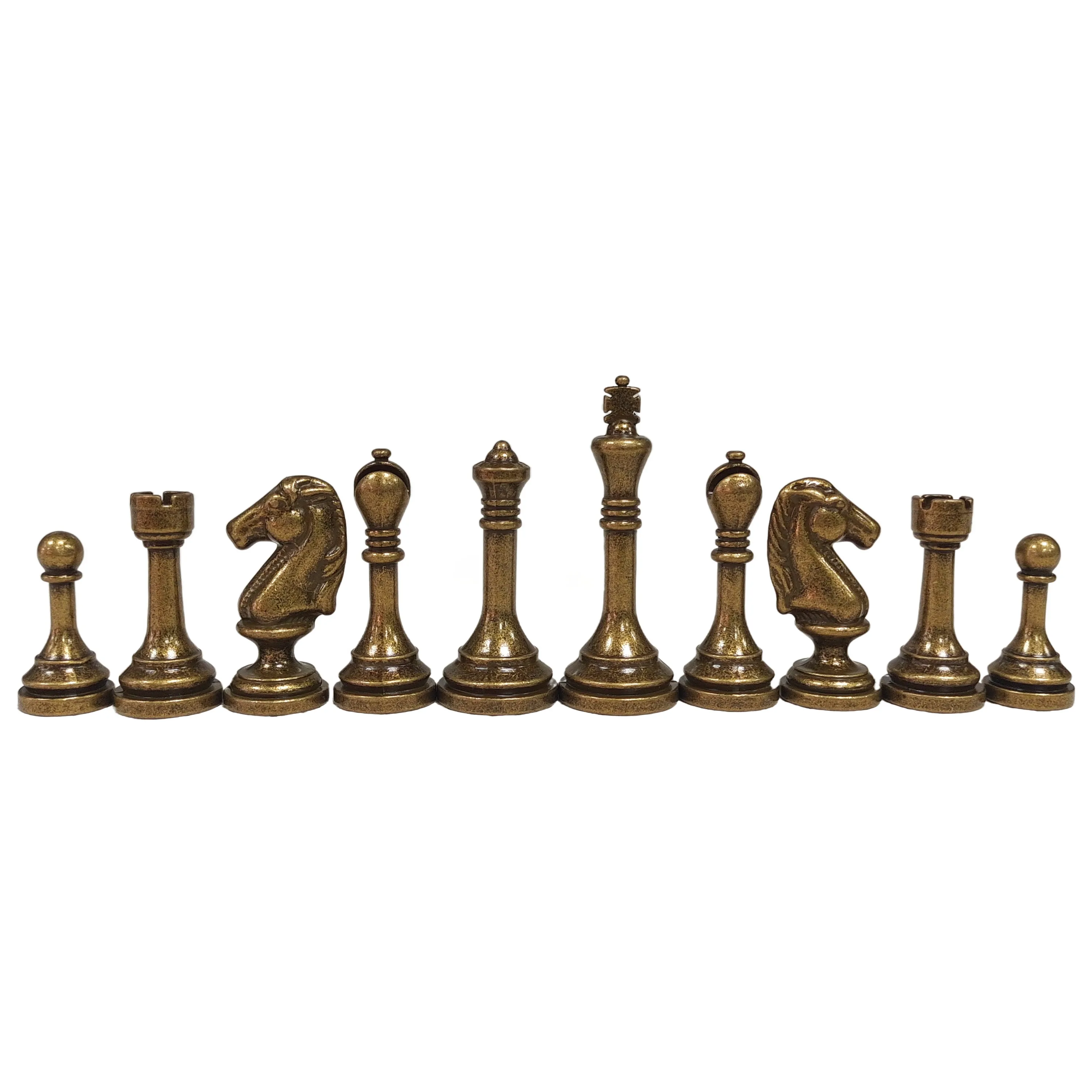 Factory Production Children's Metal Chess Pieces Accessory Toy for Children's Chess Game