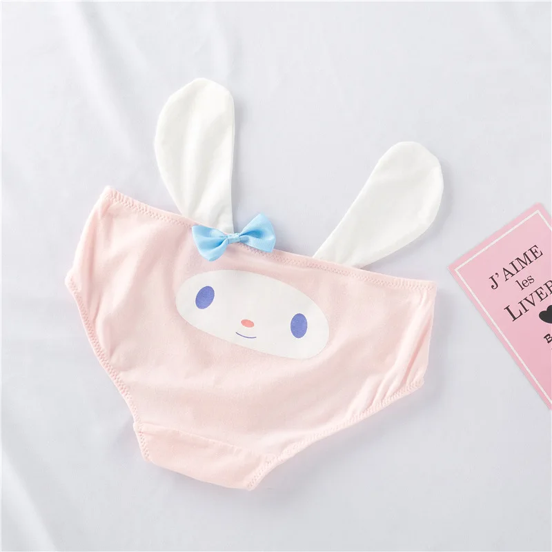 Fashion Girls Cute Panties Rabbits Ears Cute Underwear For Young Ladies ...