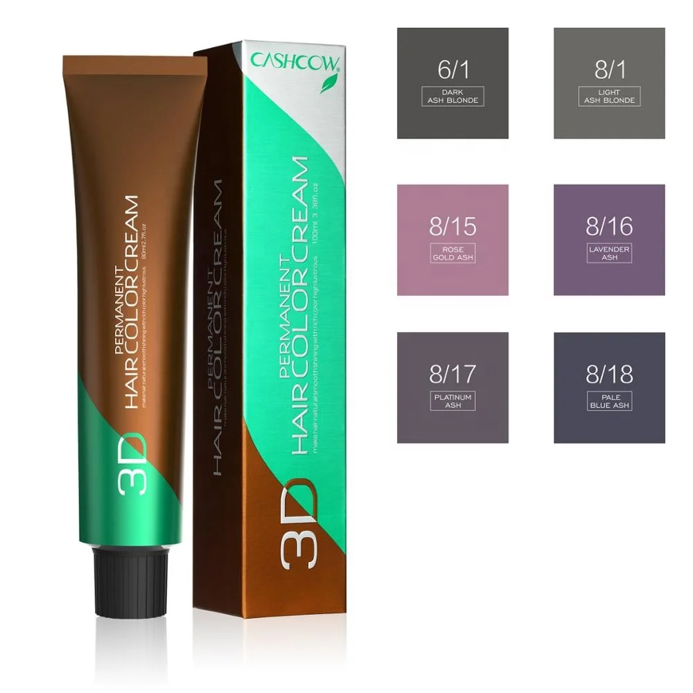 

private label professional hair color brand manufacturer wholesale permanent hair color, 5 colors