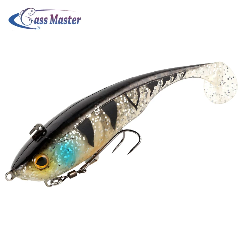 

Bassmaster Fishing Lure Soft Bait 170mm 55g Wobblers Multiple Applications Sinking Action Artificial Soft Lures