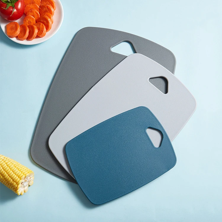 

New Arrival Promotional Gift Food Grade 3 Piece Set Vegetable Plastic Cutting Serving Board for Kitchen, Picture