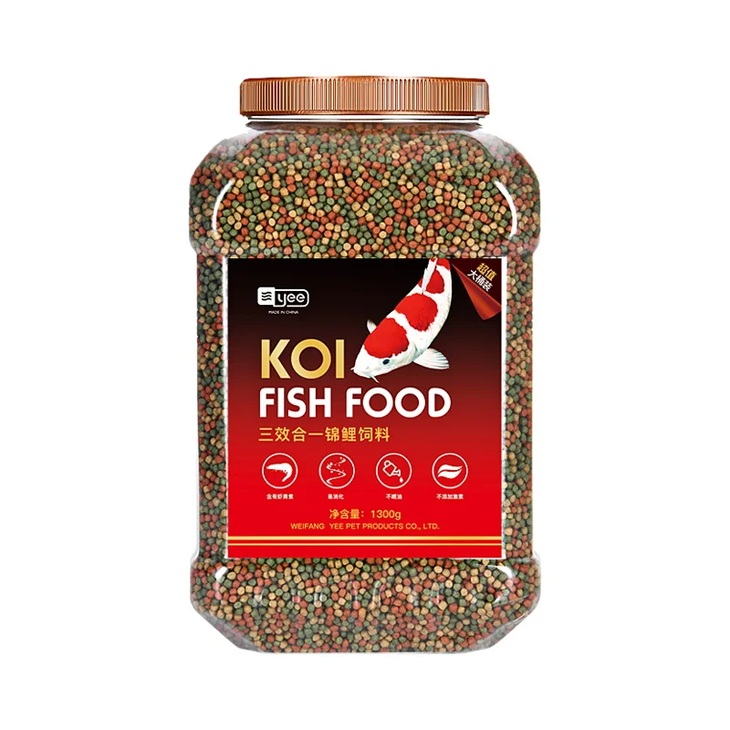 

YEE Hot sale fish food koi king food rich in nutrition parrot goldfish feed Bagged pets supplies