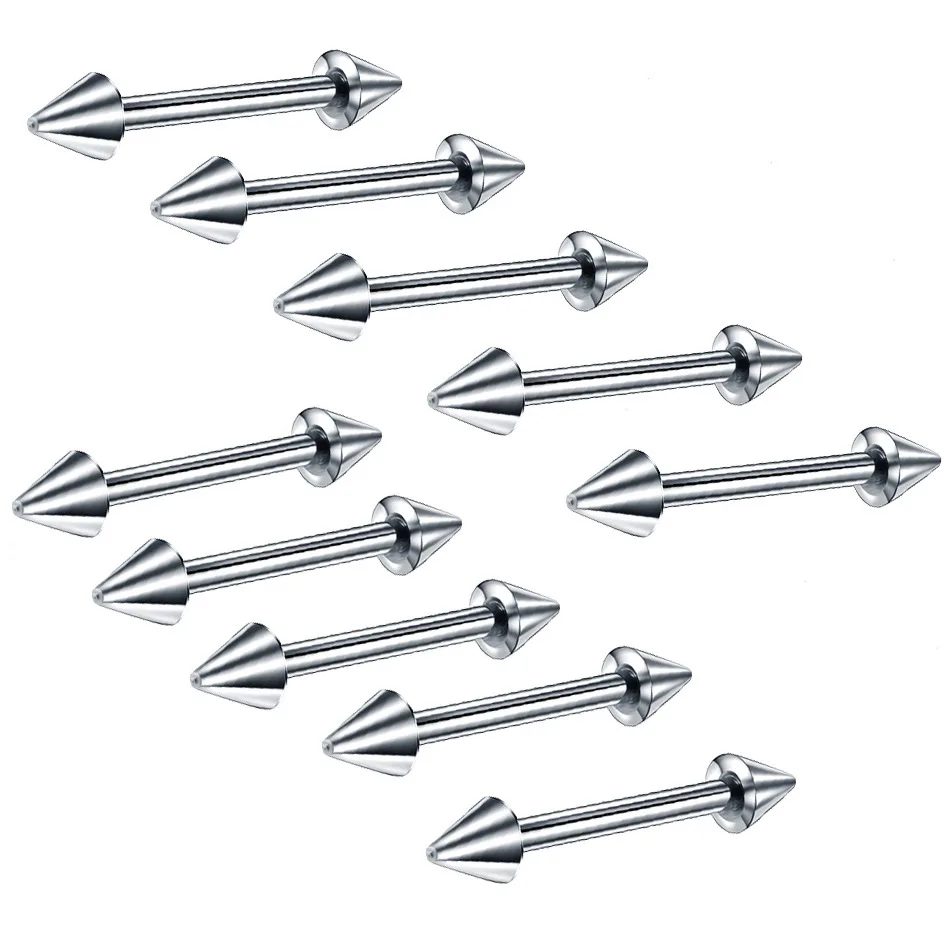 

Newest Trendy Stainless Steel Silver Body Piercing Jewelry Set,Piercing Tongue For Women Men