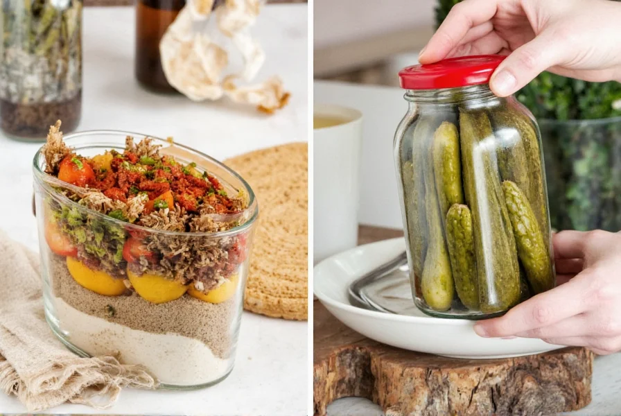 Various spice blends in bowls used for pickling