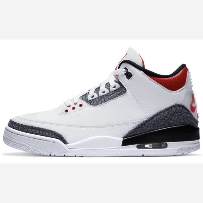 

3 Retro SE Denim Fire Red sneakers fashion casual sports shoes basketball shoes