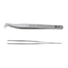 NEW material BEST-6A Practical Stainless Steel Angled Tip Fake Lash Eyelash Extension Tweezers