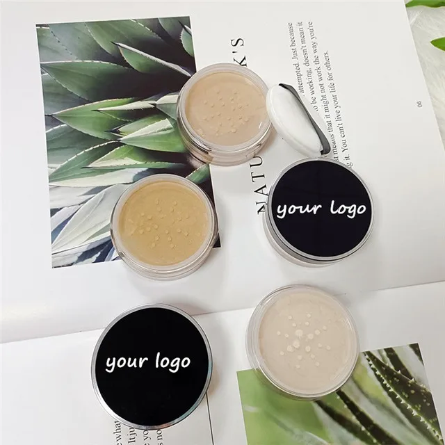 

ome loose translucent powder vegan cruelty free setting dry skin loose powder jar waterproof loose powder