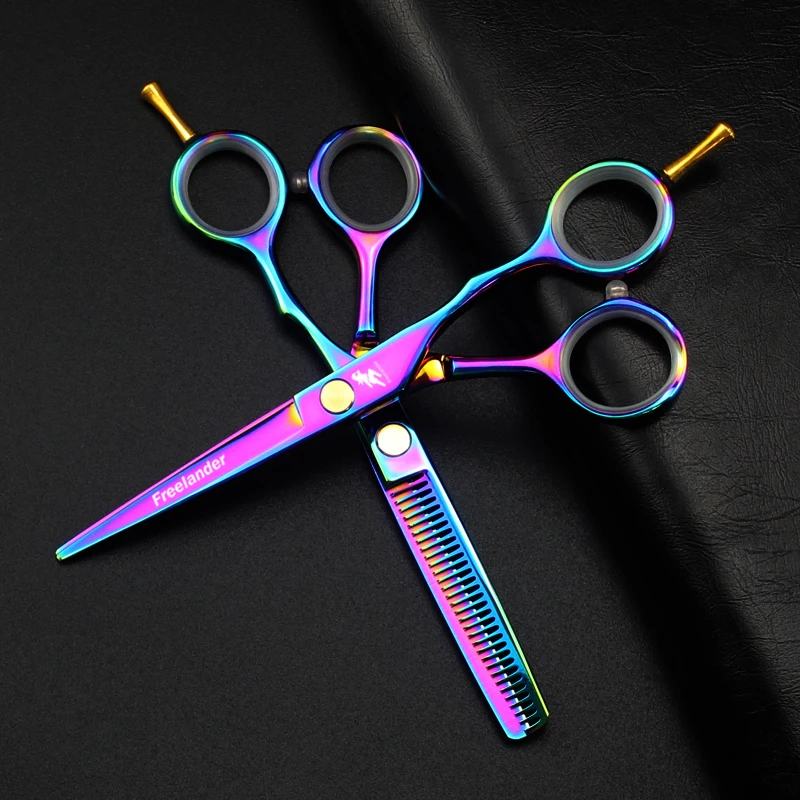 

Best Quality China Supplier 5.5 inch FMBS-01 Colorful Barber Hairdressing Scissors Set