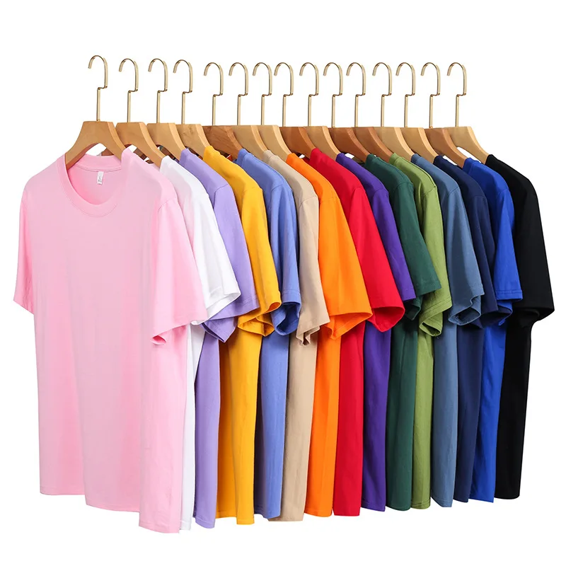 

Men's cotton round neck T-shirt customized advertising T-shirt group activity shirt customized logo blank T-shirt wholesale