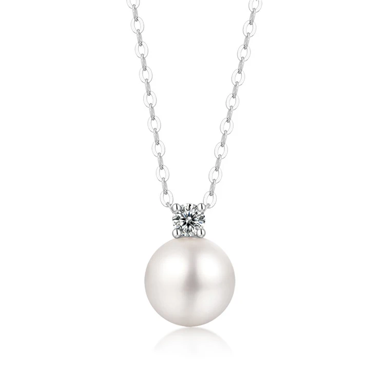 

Thriving Gems Fashion Pearl Pendant Necklace Jewelry Natural Freshwater Pearl Necklace for Women