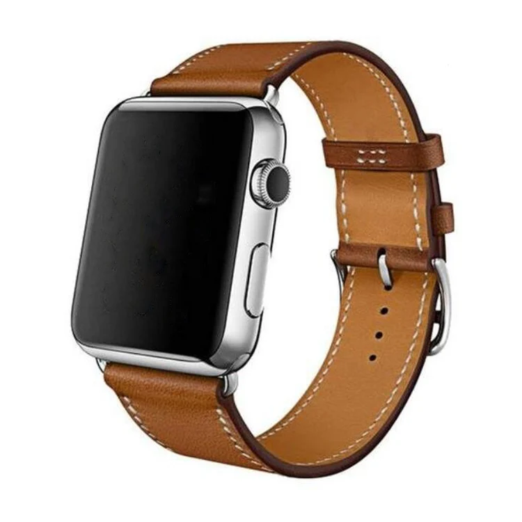 

Smart Genuine Leather Watch Straps Bands For Leather Apple Watch Wristband 38mm 42mm Adapter, 8 colors avaiable