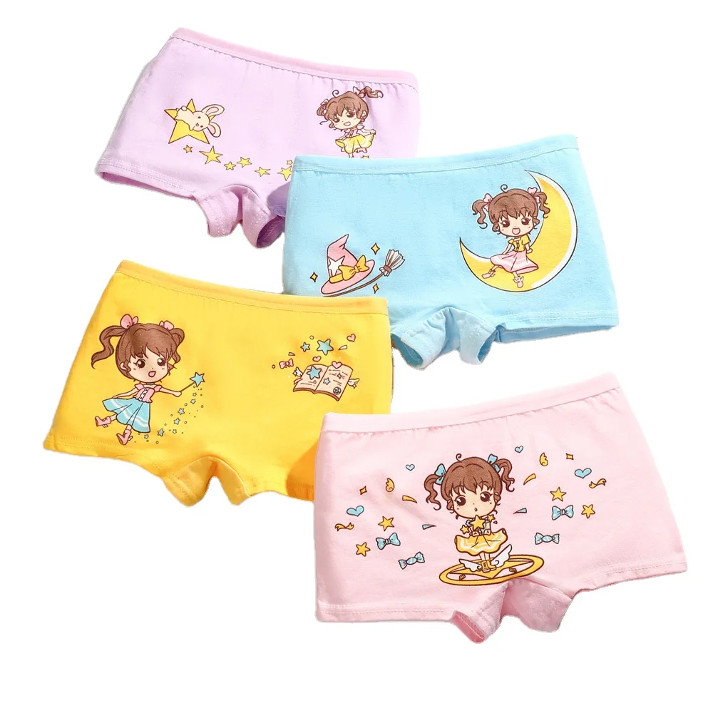 

Kids Children'S Breathable Cotton Soft Girl Brief Underwear Panties