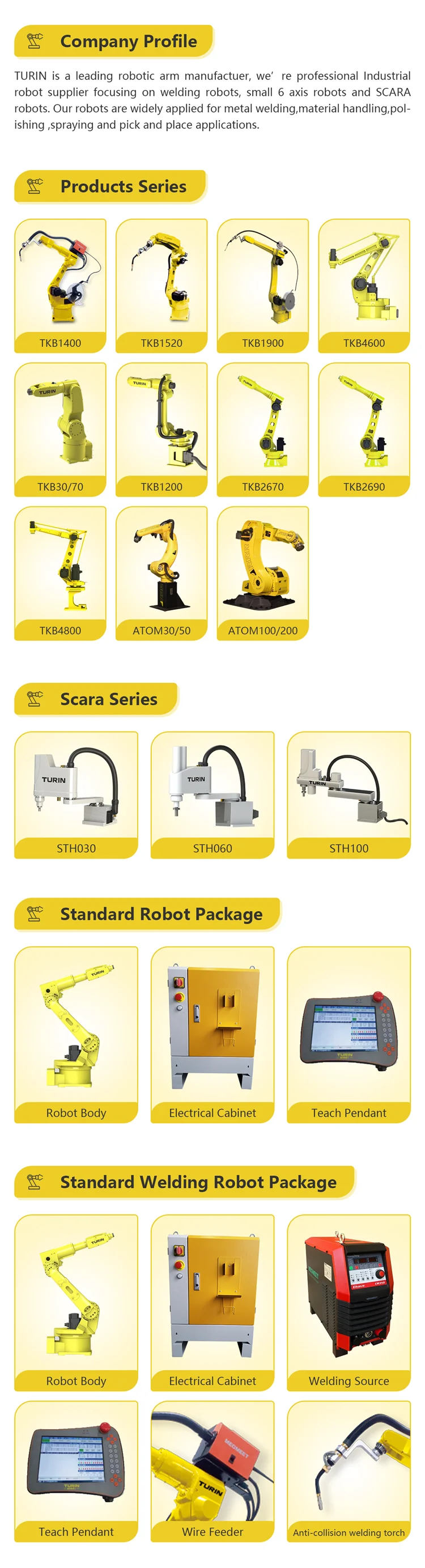 Hot Selling 6KG tig robotic welding arm robot 6 axis automatic machine