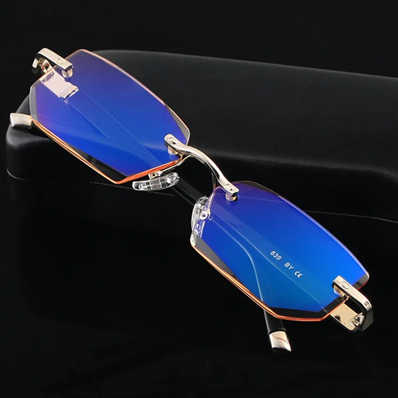 

2020 New Arrivals Anti Blue Light Optical Glasses and Rimless Frame Reading Glasses