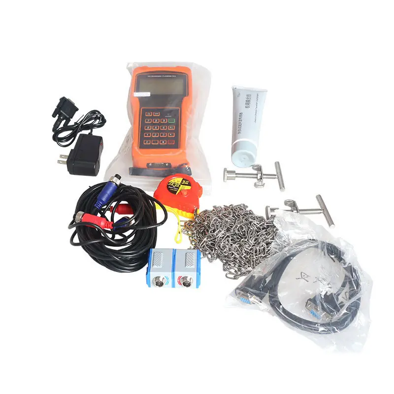 TUF-2000H Handheld Ultrasonic Flowmeter Portal Ultrasonic Flow Meter Salt Water Flow Meter