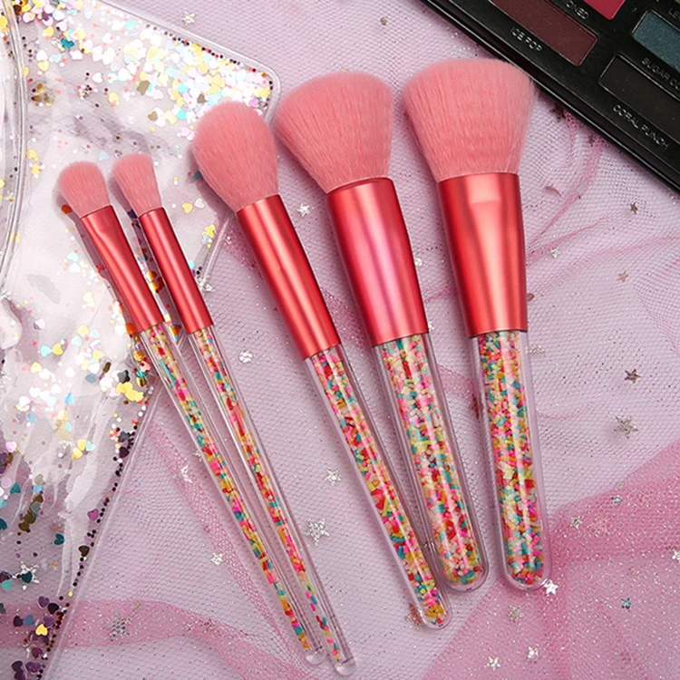 

Wholesale private label red candy shape eye makeup brushes set