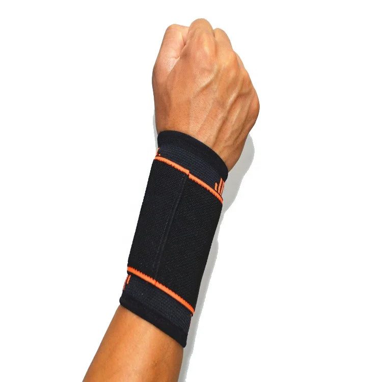 

Weight lifting hot wrist guard Fitness wrist guard training splint wrist guard thumb support, Black
