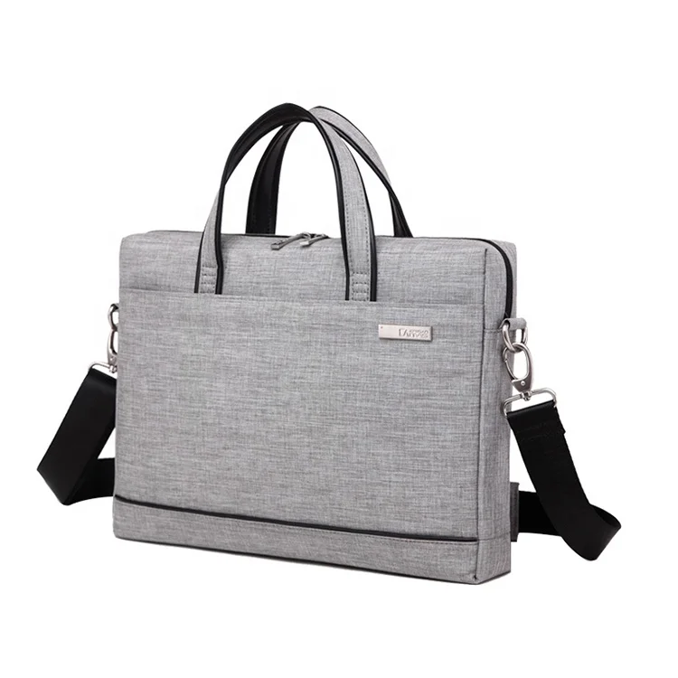 

Shoulder sling fashion plan canvas 15 inch laptop bag with handle