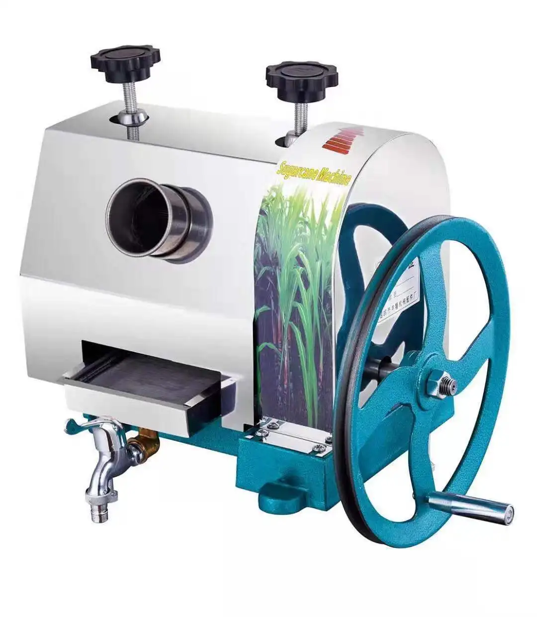 Manual Sugar Cane Juicer Large Efficiency Sugarcane Juice Making