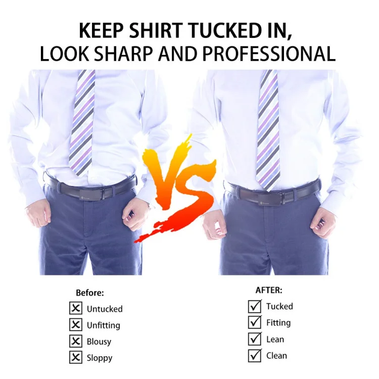 
HZO-18004 Business Shirt Stays Garters Leg Belt Suspenders Men Braces For Shirt Holder adjustable length no-slip 