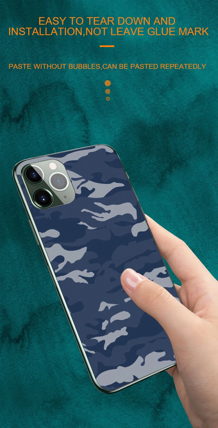 Universal Ultra Thin Mobile Skin Wraps Protective Cell Phone Back Cover