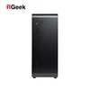 RGeek U110 Aluminium Fanless Mini ITX Case Gaming PC Computer Cabinet Rugged Desktop Chassis with Video Card Bracket