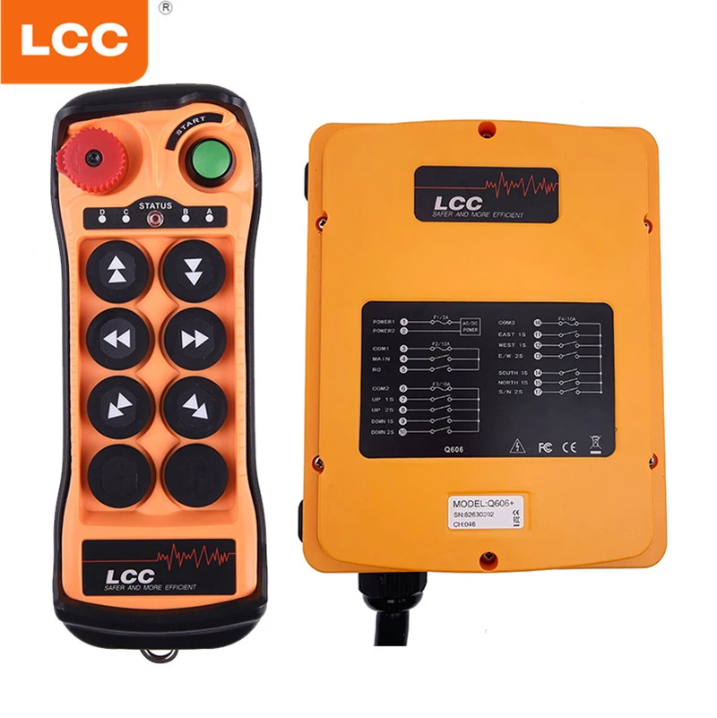 

LCC Q606 crane transmitter remote control push button switches