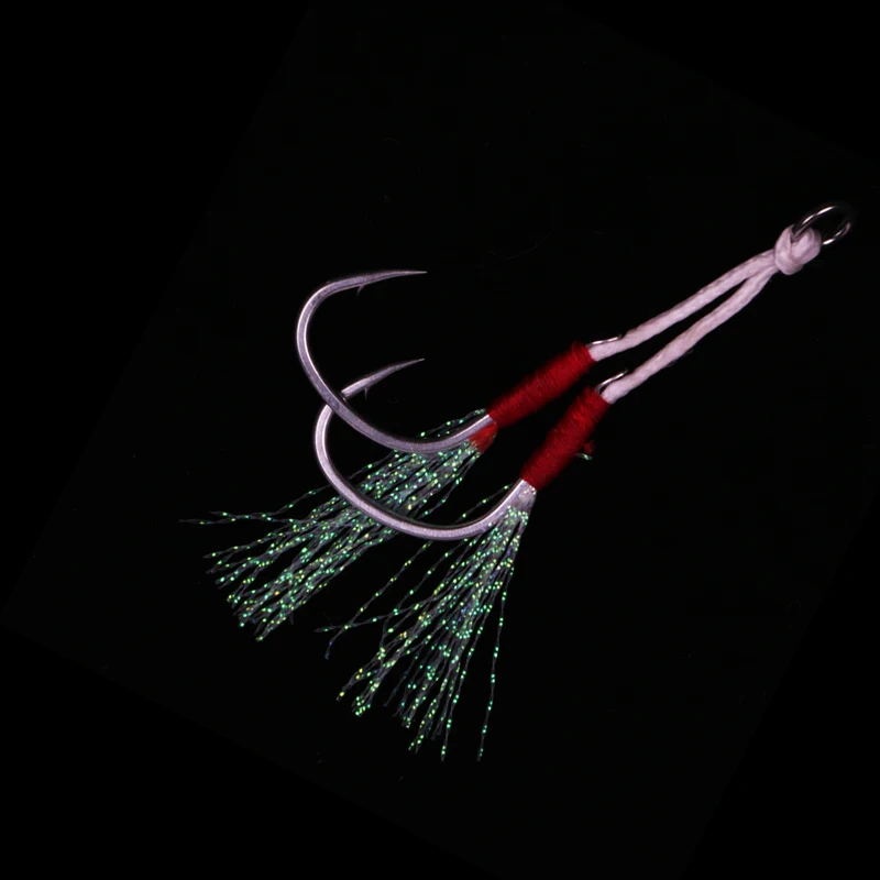 

100pcs jigging hooks hook slow jigging jig fly hook, 1color