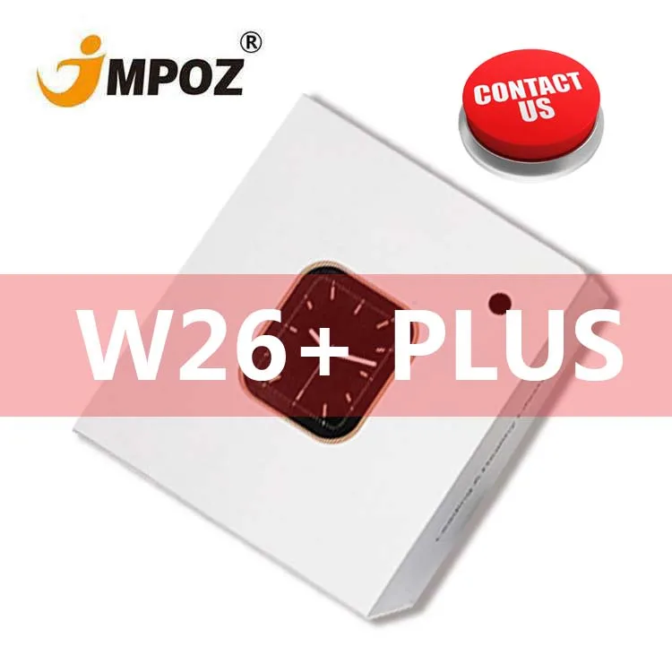 

W26+ band Heart Rate ECG IP68 waterproof call Body temperature reloj inteligente smart watch w26 plus smartwatch series 6