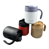 

2020 CHUFENG Stainless Steel Double Wall Vacuum Flask Office Coffee Tea Thermos Tumbler Cup With Handle Travel Coffee Mug