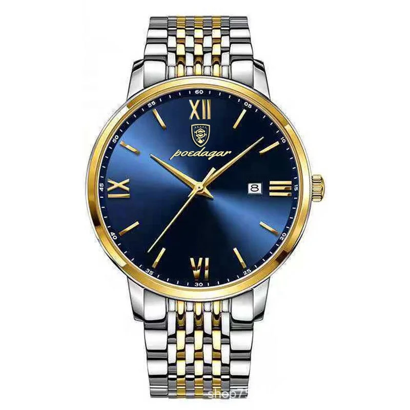 

Amazon hot sale men's leisure watch fashion men's casual watch original gold watches wholesale, Picture shows