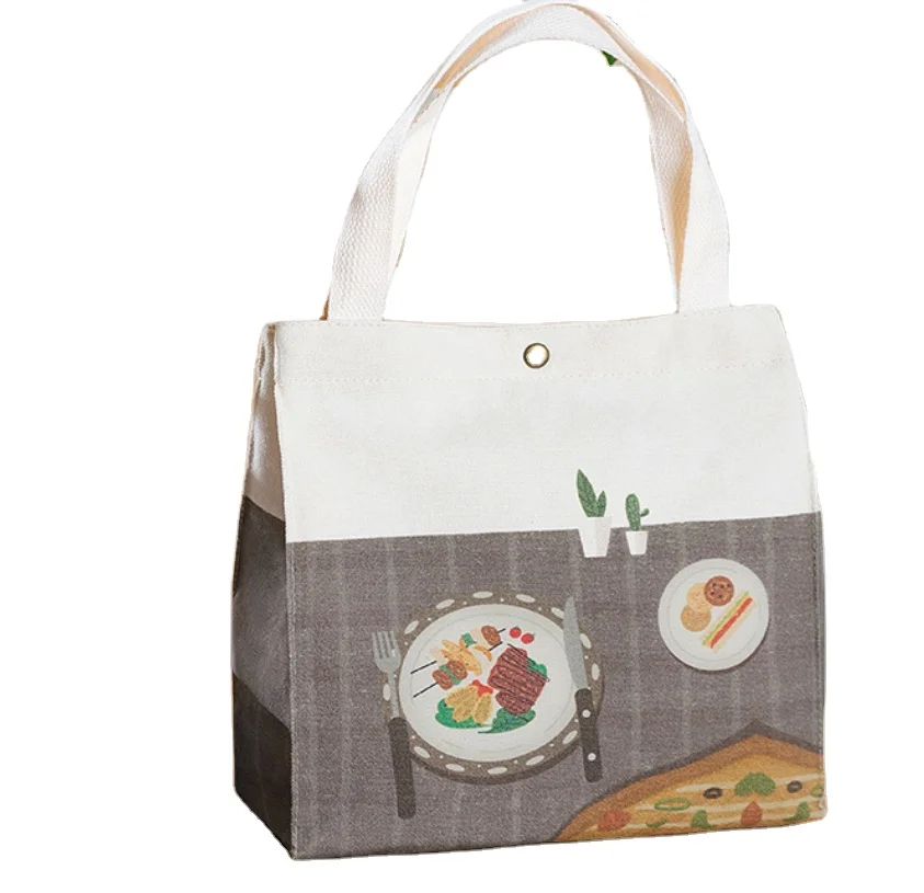 

Hot sale lunch food cooler bags foldable fun cooler bag, Gray, green