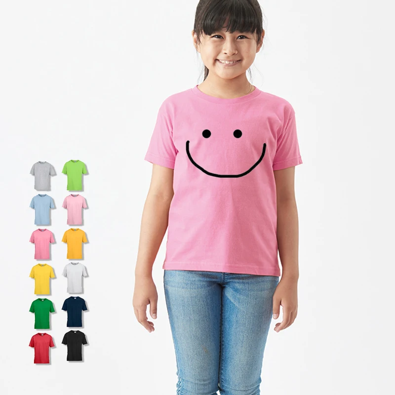 

Your OWN Design Brand Logo Picture Custom Boys and Girls DIY Cotton T shirt Short sleeve Casual Tops Tees Children's T-shirt, Customized color