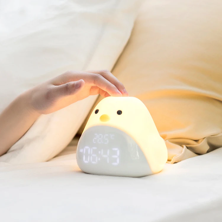 

New creative mini multifunction cute bird shape LED digital small alarm clock